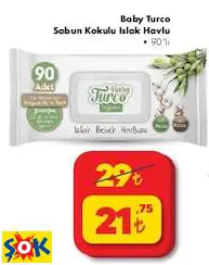 BABY TURCO SABUN KOKULU ISLAK HAVLU • 90’LI